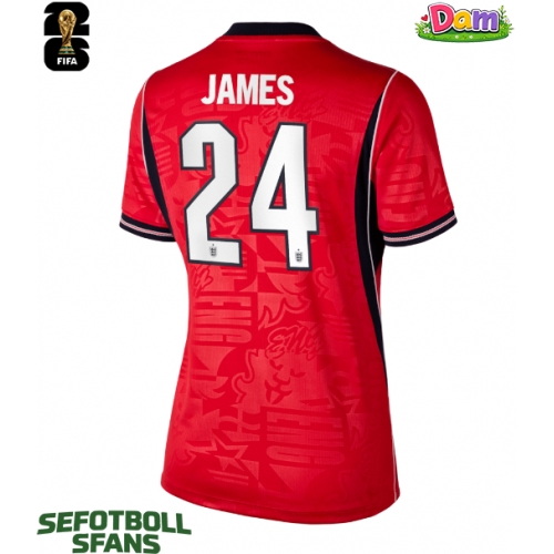 England Reece James #24 Bortatröja Kvinnor VM 2026 Kortärmad